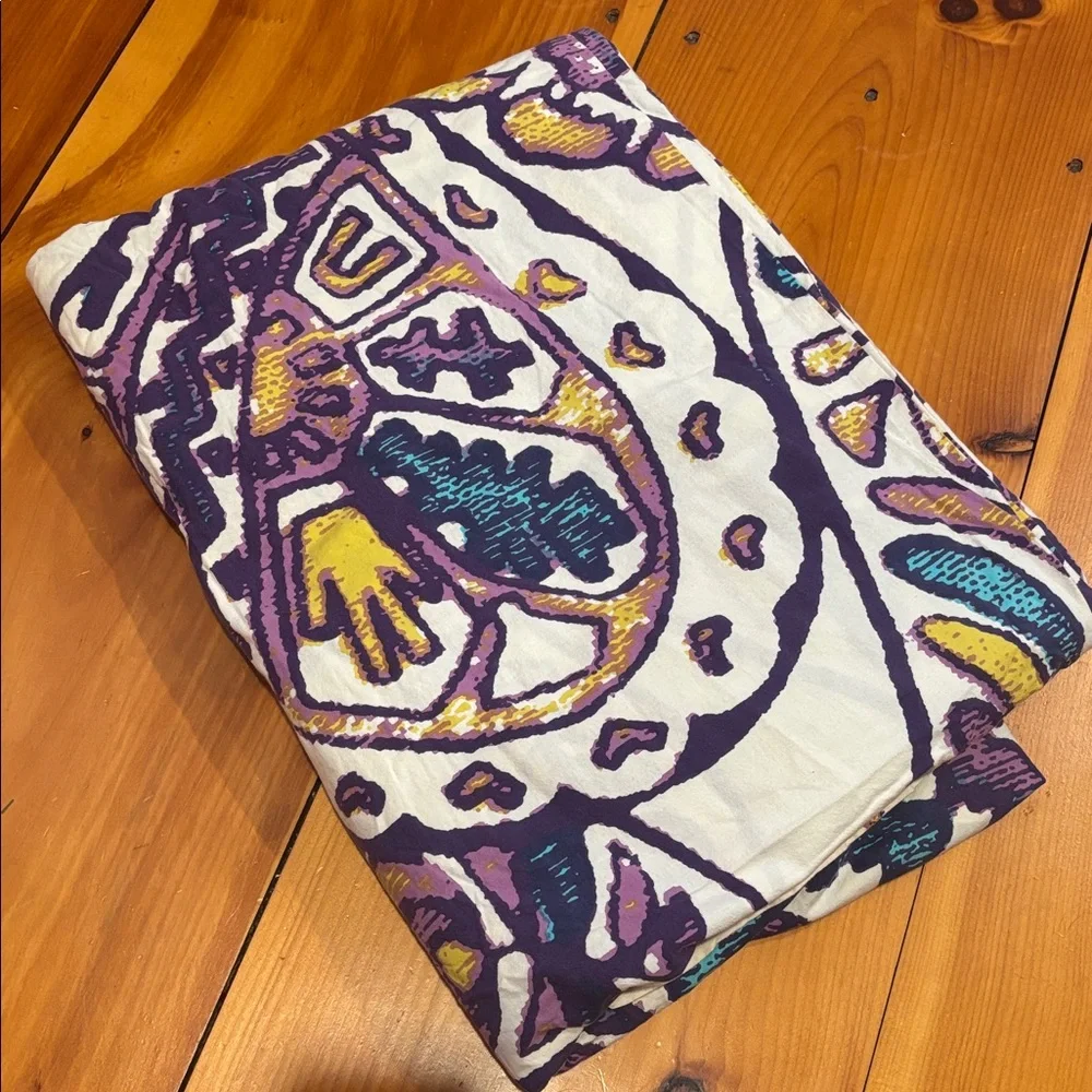 Set/2 MT Uran Outfitters *Twin/Twin XL* 2-pc Purple Paisley Duvet Cover & Case